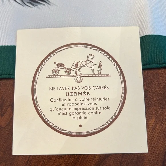 VERY RARE Vintage (1950’s) Hermes Silk Scarf - Picture 9 of 9